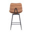 Chelsea Mid-Century Swivel Bar Stool With PU Leather Seat-538272704