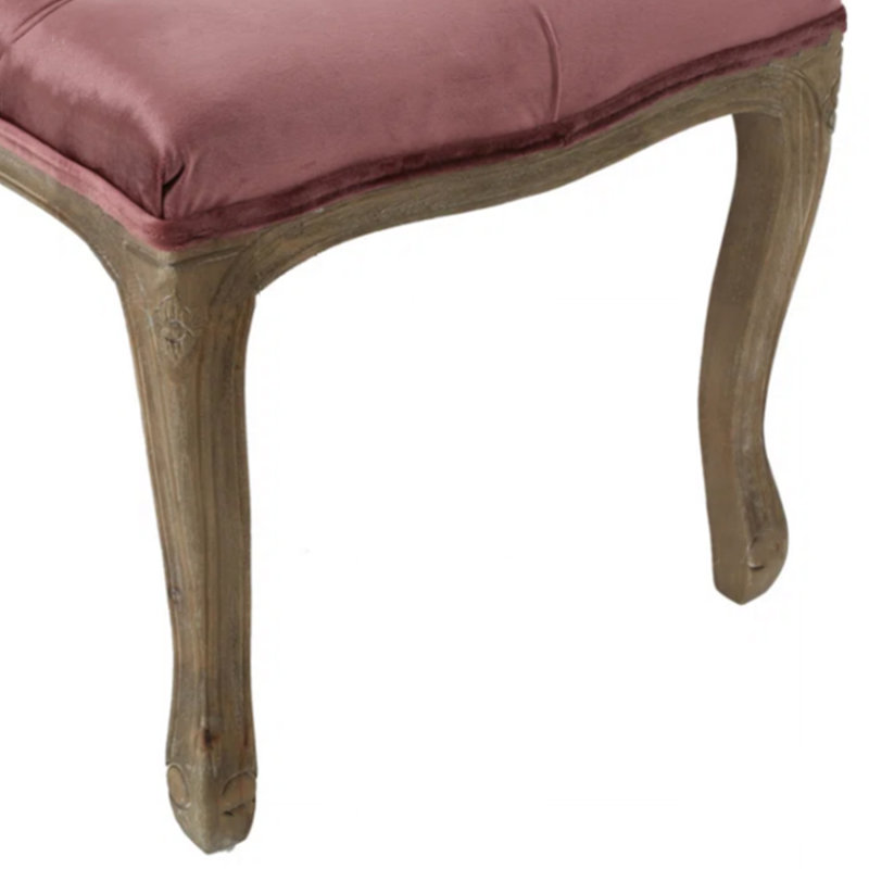 Tabouret en flanelle de bois massif, H 17,72 po x l 39,37 po x P 16,93 po
