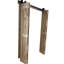 Unfinished Wood Panel Bi-Fold Barn Door with Folding Installation Hardware-86574379-125120050-125120053