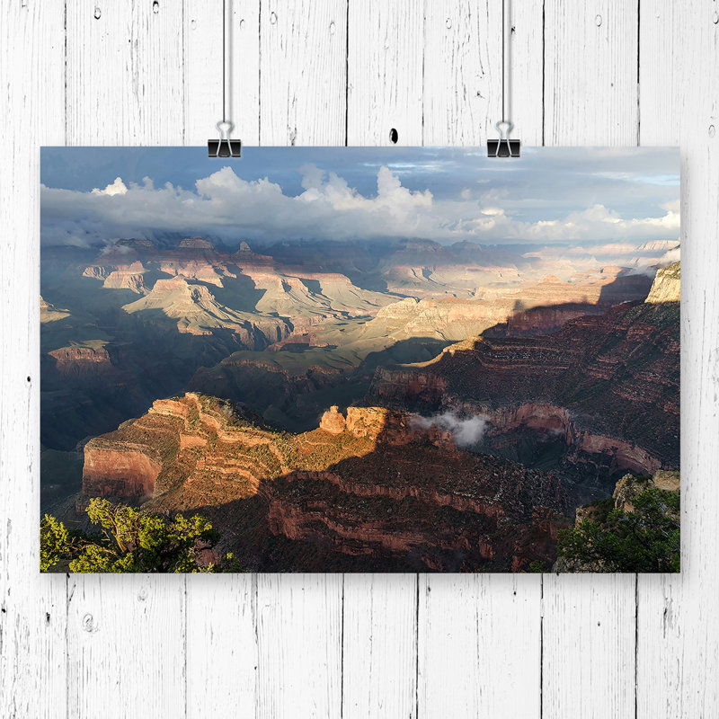 Landscape Grand Canyon Powell Point Evening - Frameless Print, 42 x 59.4cm