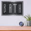  «Bath Tiles Inverted» par Wild Apple Portfolio, art mural en métal-1100285046