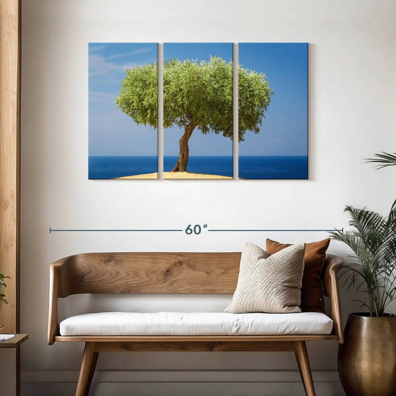 Harnek Single Olive Tree, 28" H x 45" W