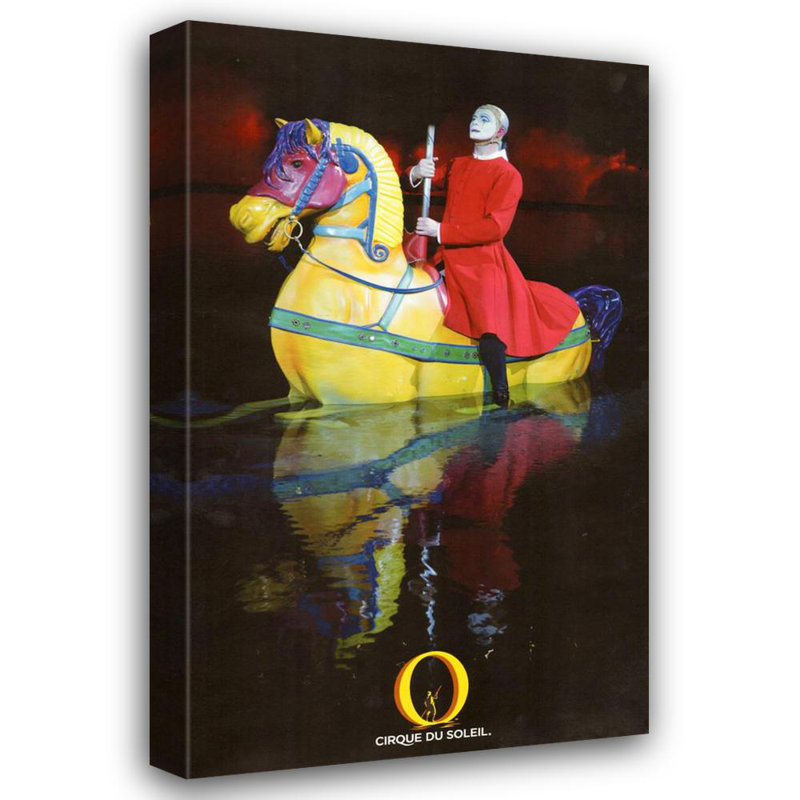 Cirque du Soleil - «O», c.1998 (cheval et comète), H 24 po x l 15 po