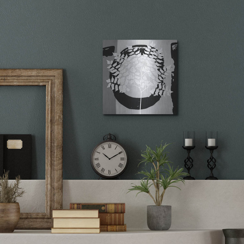 «Chalk Leaf 1» par Karen Smith, H 12 po x l 12 po