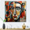 «Pablo Picasso Cubism Portrait I - Modern Man», art mural