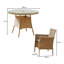 Dubose 4 - Person Wicker Patio Dining Set with Round Table , Cushions Included-37961049