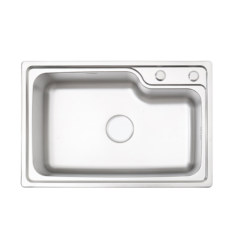 Belfry Kitchen Shawnee 450mm W Single Bowl Stainless Steel Drop-In Kitchen Sink with 2 Faucet Holes