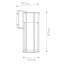 Kerstanski 37.5cm H Outdoor Sconce-1586651994