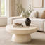 Table de bout blanche en faux marbre avec housse de pluie, idéale pour une utilisation intérieure et extérieure-424234449