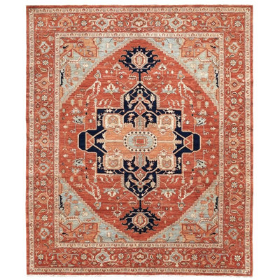 Artic Clementine Heriz 8'1" x 10'9"
