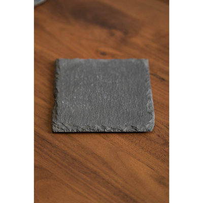 Stoneware Square 4 Piece Coaster Set