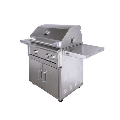 Barbecue au gaz 2 brûleurs avec chariot Tereaux