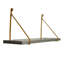 Tablette flottante en bois/métal Reedsburg-1104549693