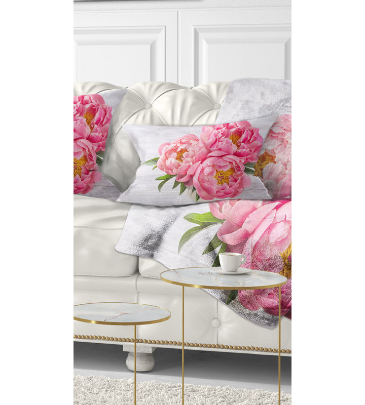 Bouquet de fleurs pivoines dans un vase