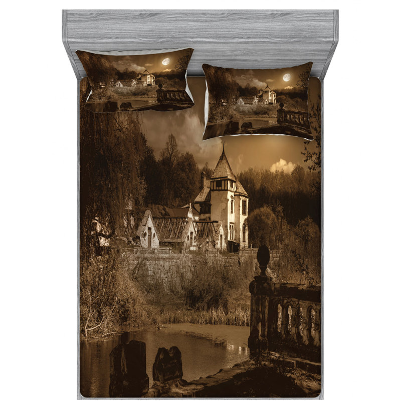 Microfiber Sheet Set, Full Sheet Set with Fitted Sheet