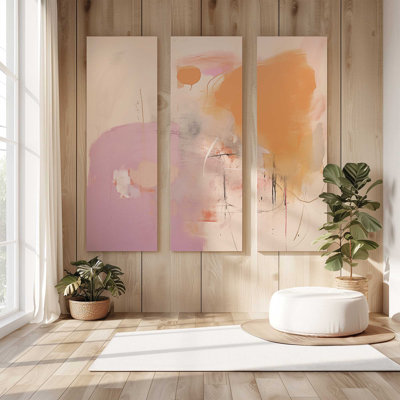 Cotton Candy Delight v1 | Impression sur toile 2 panneaux