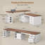 Bureau debout en L Farmhouse-797175870-561858225