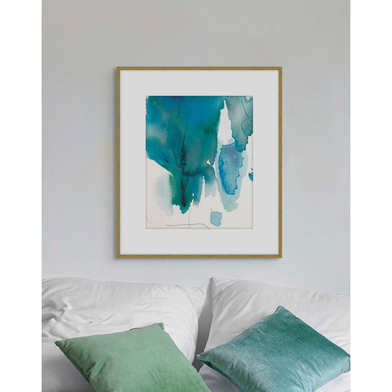 Blue Lake 3 Print, 46.48" H x 40.48" W