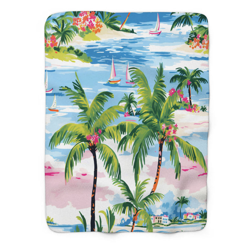 Palm Beach Excusion - 1 pièce Sherpa Premium, Lit simple