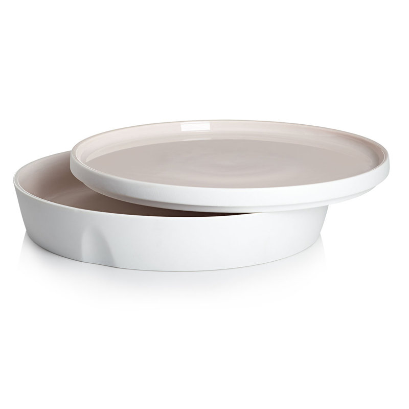 Porcelaine 43 oz. Saladier, Rosé