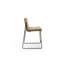 Madison Metal Frame Counter Stool In Honey Synthetic Leather