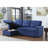 Upholstered Pull out Sectional Sofa with Chaise-889018499