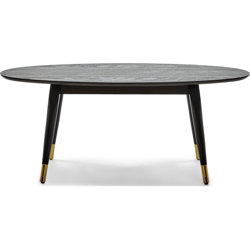Table basse Clemintine Elle Decor Mid-Century, Noir