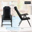 Fauteuil de massage chauffant en similicuir