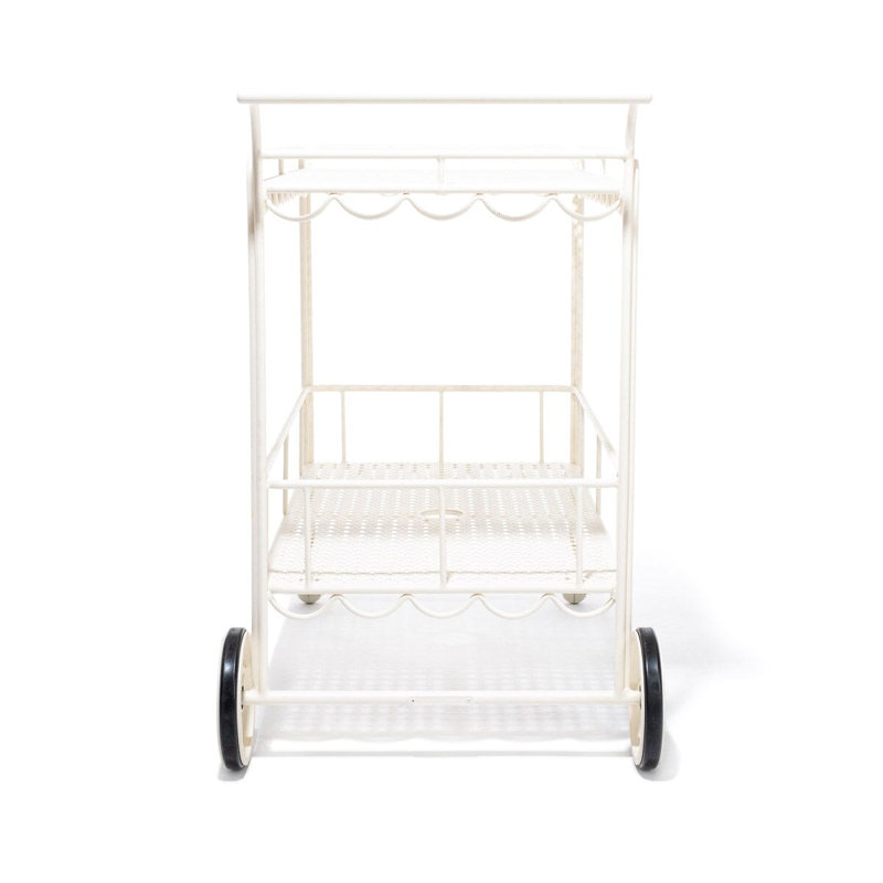 Al Fresco Bar Cart, Antique White