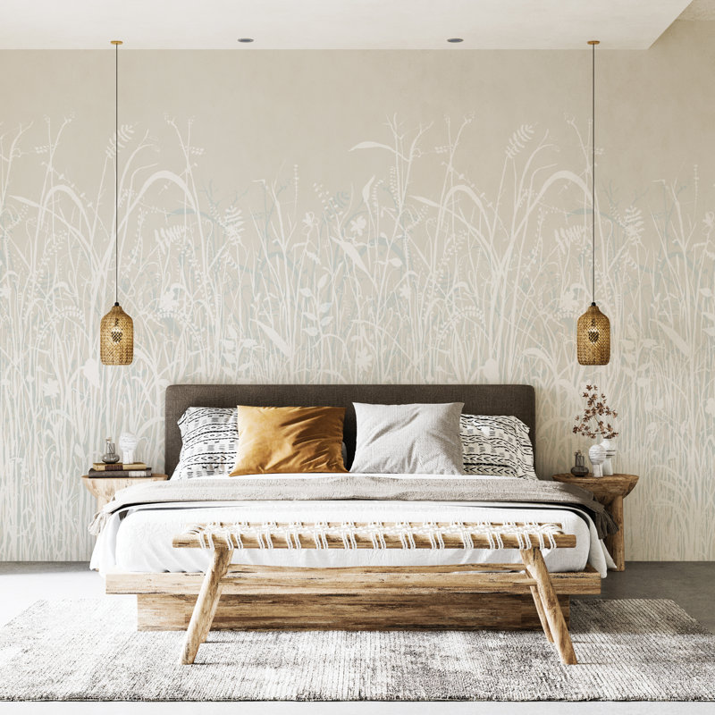 Jadziah 108" L x 78" W Peel and Stick Wall Mural