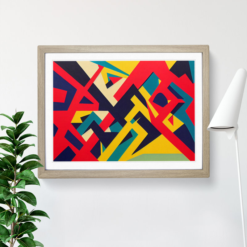 Grand Abstract - Print, 25cm H x 34cm W, Oak
