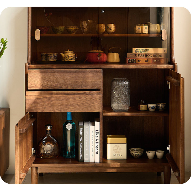 Armoire d'appoint en verre Simple Home
