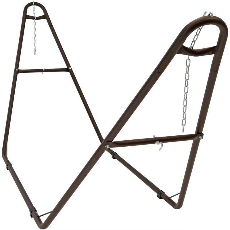 Universal Multi-Use Powder-Coated Steel Hammock Stand for 9' to 14' Hammocks - Bronze, Bronze