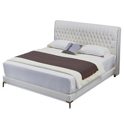 American Eagle Design B-Y2011-Q Top Grain Genuine Leather Bed