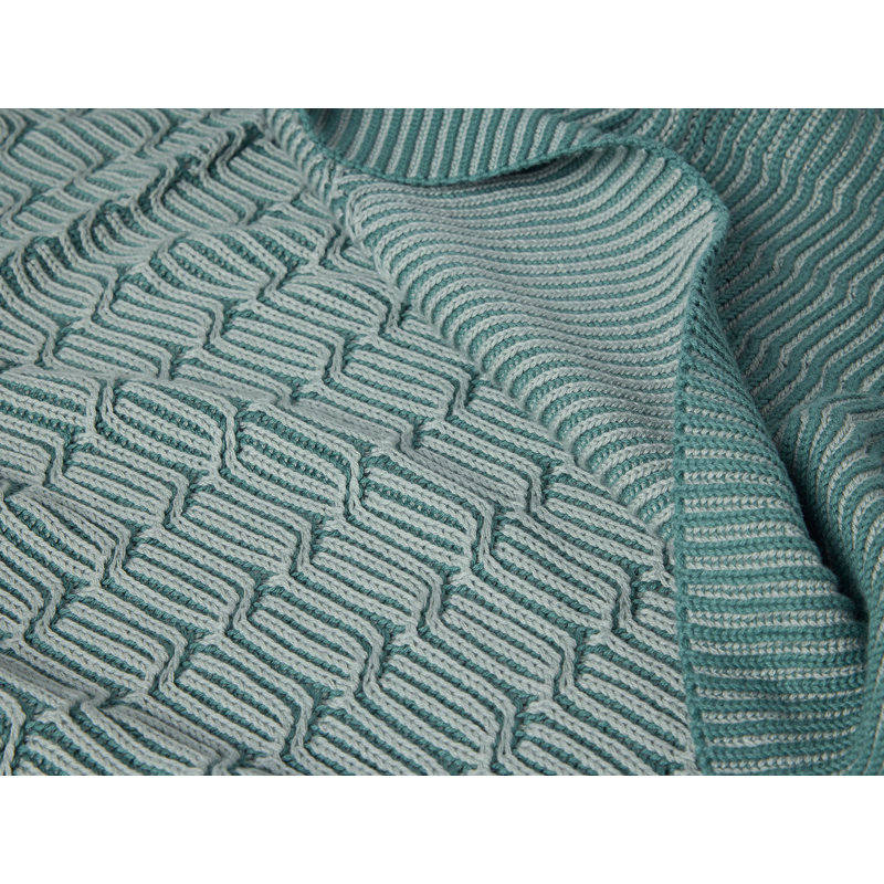 Jeté en tricot Ivy, Thyme