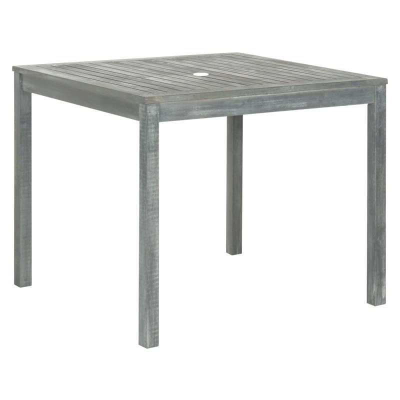 Ensemble de salle à manger longue pour 4 personnes 35,43 po Radnor, Gris cendre, beige