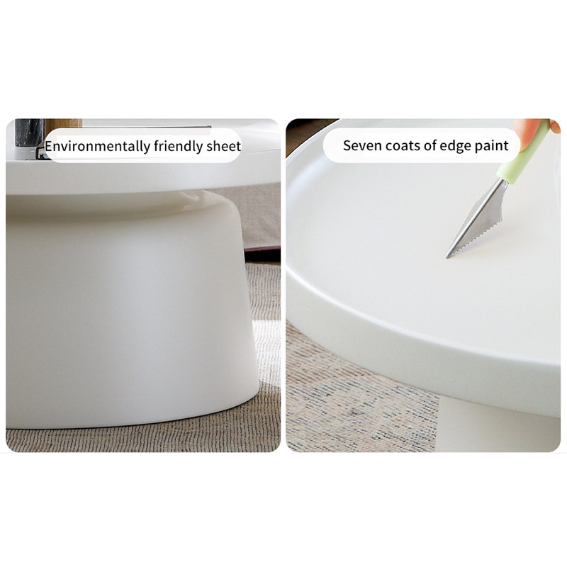 Creamy Mushroom Coffee Table Stylish Durable