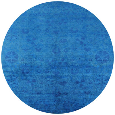 Tapis oriental bleu