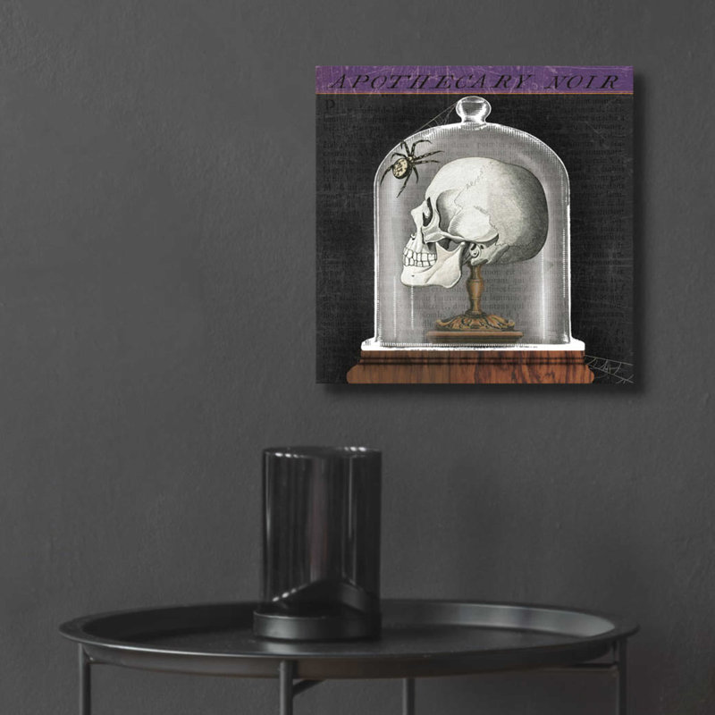 «Apothecary Noir II» par Sue Schlabach, H 12 po x l 12 po
