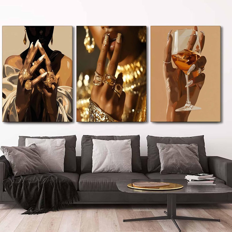3 Piece Wrapped Canvas Print