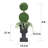48" Topiary Boxwood Artificial Tree