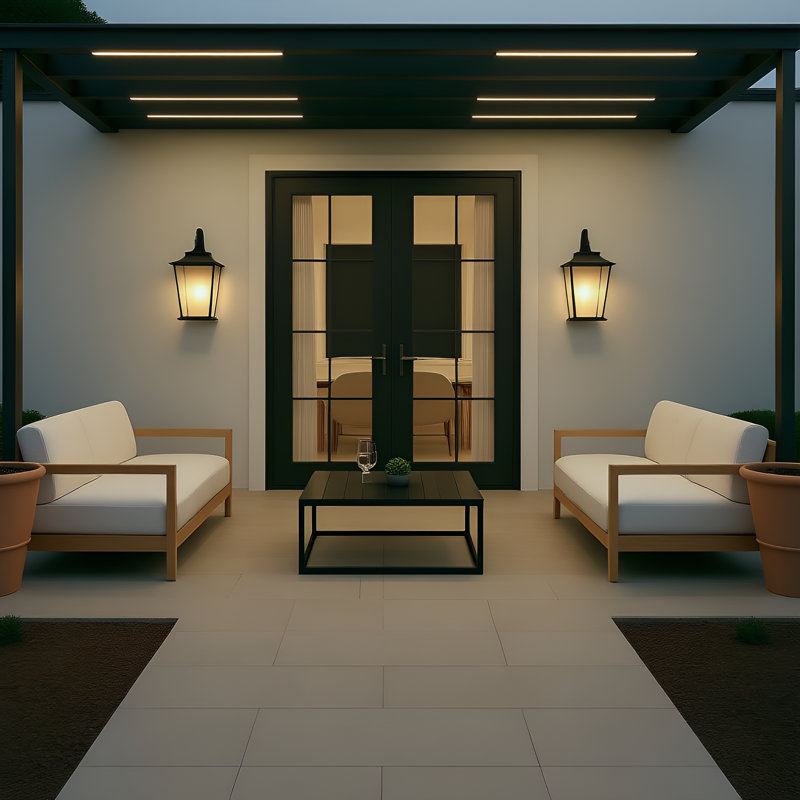 Warren Medium Wall Lantern from , 22.625" H x 10.625" W x 12" D