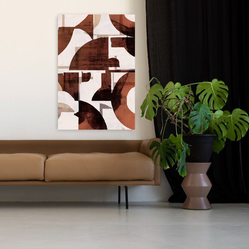 Art contemporain, art contemporain abstrait, H 48 po x l 32 po
