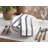 Balceta Cotton Striped Square Napkin