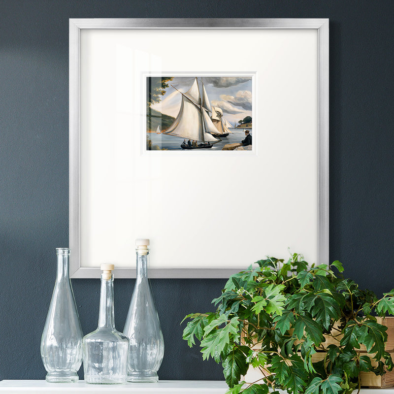 Sariver Sailpremium, reproduction encadrée, H 17 po x l 17 po, Papier avec cadre argenté