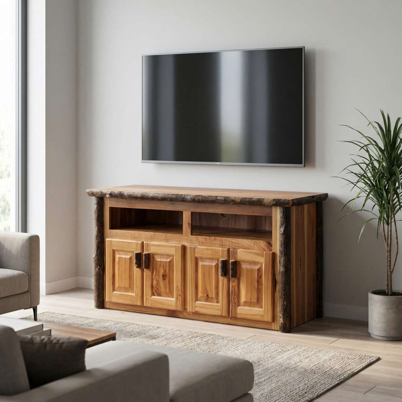 Meuble télé Fireside Lodge Hickory, Noyer traditionnel