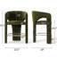 Tabouret de bar 24,5 po en chenille 24 po-325149455