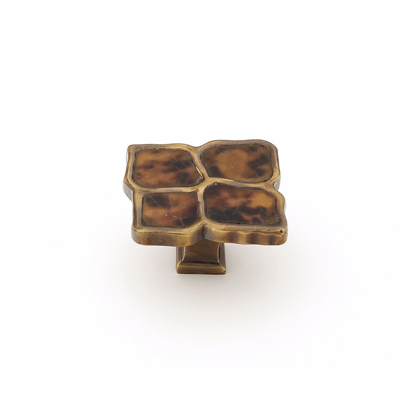 Schaub Symphony Tiger Penshell, bouton d'armoire 1-1 / 2 po, Estate Dover