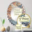 Miroir mural Cocoa River Fusion Expressionn - MIR109703 - Ovale-95181908