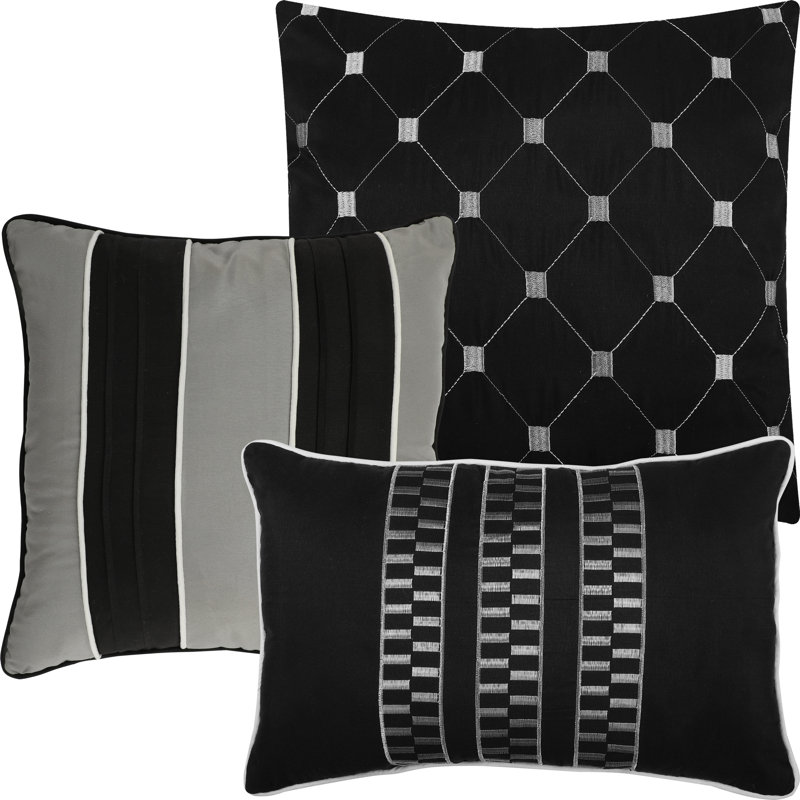 Microfiber 7 Piece Comforter Set, King